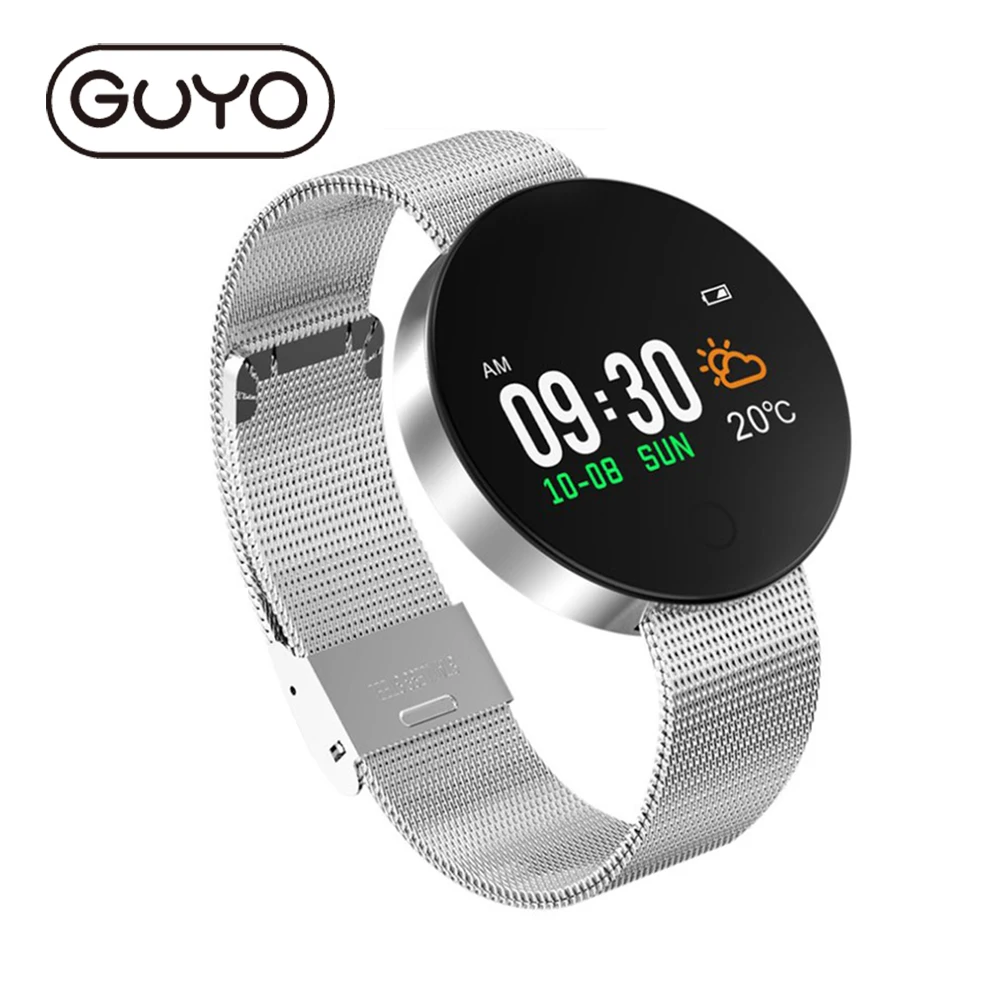 Бизнес Для мужчин Смарт часы Android ips HD Экран Водонепроницаемый Smartwatch сердечного
