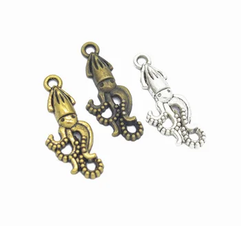 160pcs charms squid cuttlefish sepia Alloy Pendants Antique SILVER bronze gold 22*7mm 0.6g Handmade Jewelry DIY accessories
160pcs charms squid cuttlefish sepia Alloy Pendants Antique SILVER bronze gold 22*7mm 0.6g Handmade Jewelry DIY accessories