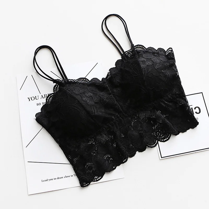 Women Sexy Vest Lace Tops V-Neck Lace Floral Hollow Camisole Vest Bra Blouses Tank Tops Crop Top Ladies Chest Padded Tank Tops
Women Sexy Vest Lace Tops V-Neck Lace Floral Hollow Camisole Vest Bra Blouses Tank Tops Crop Top Ladies Chest Padded Tank Tops