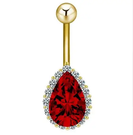 CHENGXUN 2019 Fashion Water Drop Zircon Navel Piercing Stainless Steel Belly Button Girls Rings Body Jewelry for Women
CHENGXUN 2019 Fashion Water Drop Zircon Navel Piercing Stainless Steel Belly Button Girls Rings Body Jewelry for Women