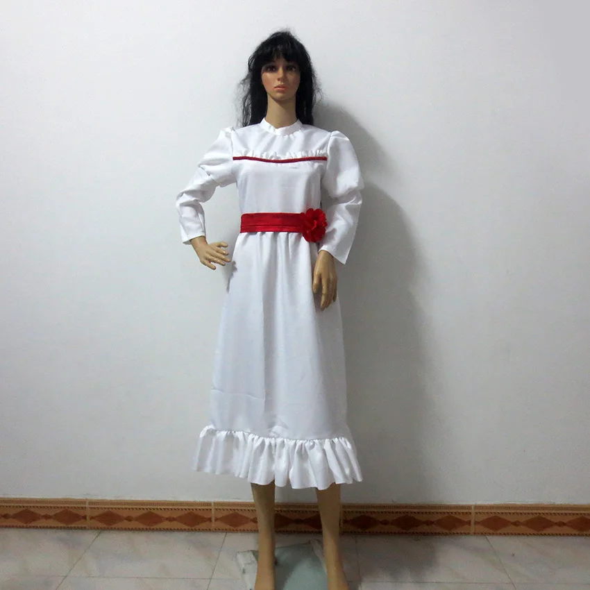 Костюм для косплея по мотивам фильма Annabelle, белое длинное платье с длинным рукавом, костюм для рождественской вечеринки, Хэллоуина, любой размер
Костюм для косплея по мотивам фильма Annabelle, белое длинное платье с длинным рукавом, костюм для рождественской вечеринки, Хэллоуина, любой размер