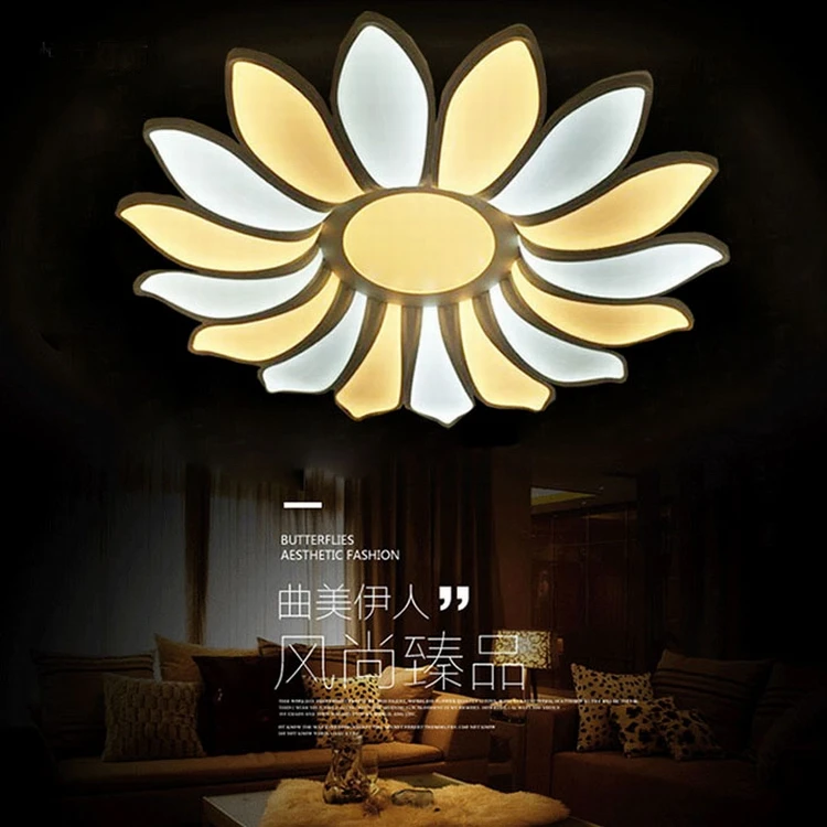 Creative Flowers Sun PMMA LED Ceiling Lights , Round 8 /10/16 White Petals Warm + Cool White Fixtures Decoration Ceiling Lamps
Creative Flowers Sun PMMA LED Ceiling Lights , Round 8 /10/16 White Petals Warm + Cool White Fixtures Decoration Ceiling Lamps