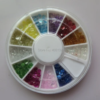 OD-149 12wheels/lot Free Shipping 3D 3MM 12 Colors in wheel Round Glitter Rhinestone Nail Art Rhinestone
OD-149 12wheels/lot Free Shipping 3D 3MM 12 Colors in wheel Round Glitter Rhinestone Nail Art Rhinestone