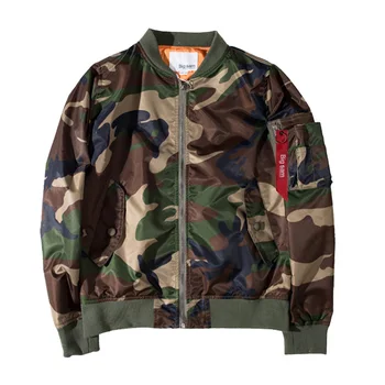 Thick Bomber Jacket Men Military Ma1 Coat Baseball Streetwear Hip Hop Camouflage Coats Windbreaker Track Jackets
Thick Bomber Jacket Men Military Ma1 Coat Baseball Streetwear Hip Hop Camouflage Coats Windbreaker Track Jackets