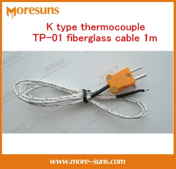 Free ship 10pcs High quality K type thermocouple/temperature measuring temperature probe TP-01 fiberglass cable 1m
Free ship 10pcs High quality K type thermocouple/temperature measuring temperature probe TP-01 fiberglass cable 1m