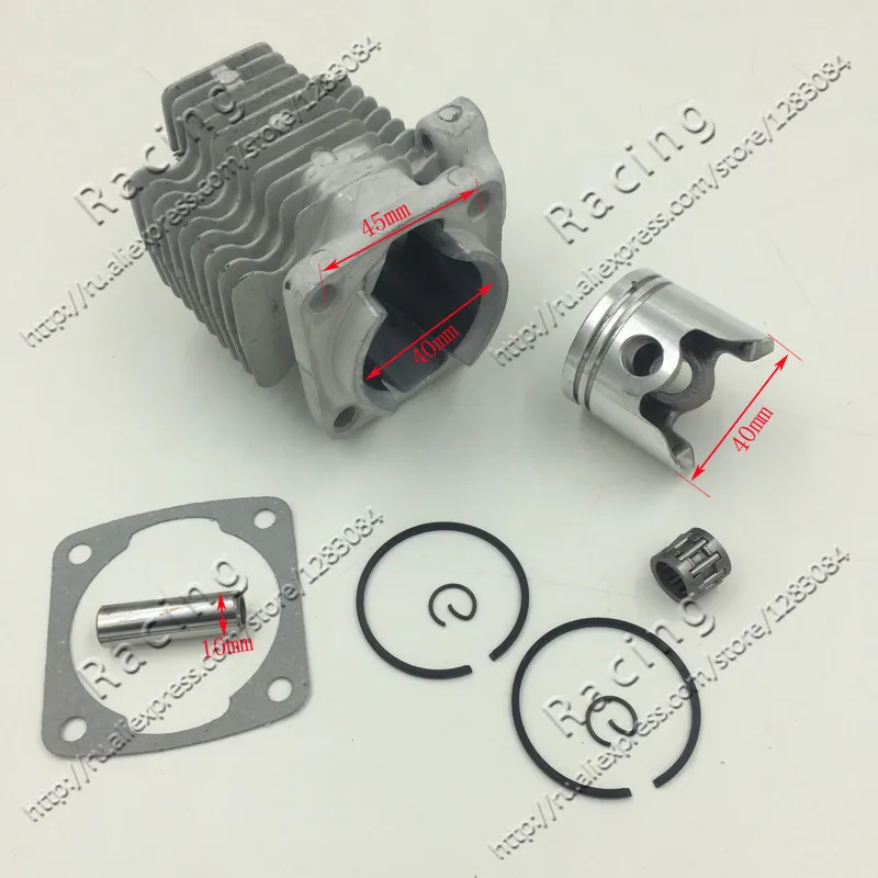 47cc 49cc Pocket Bike Cylinder Kit 40mm Bore for 2 Stroke Gas Scooter Mini Pocket Bike 40-6
47cc 49cc Pocket Bike Cylinder Kit 40mm Bore for 2 Stroke Gas Scooter Mini Pocket Bike 40-6