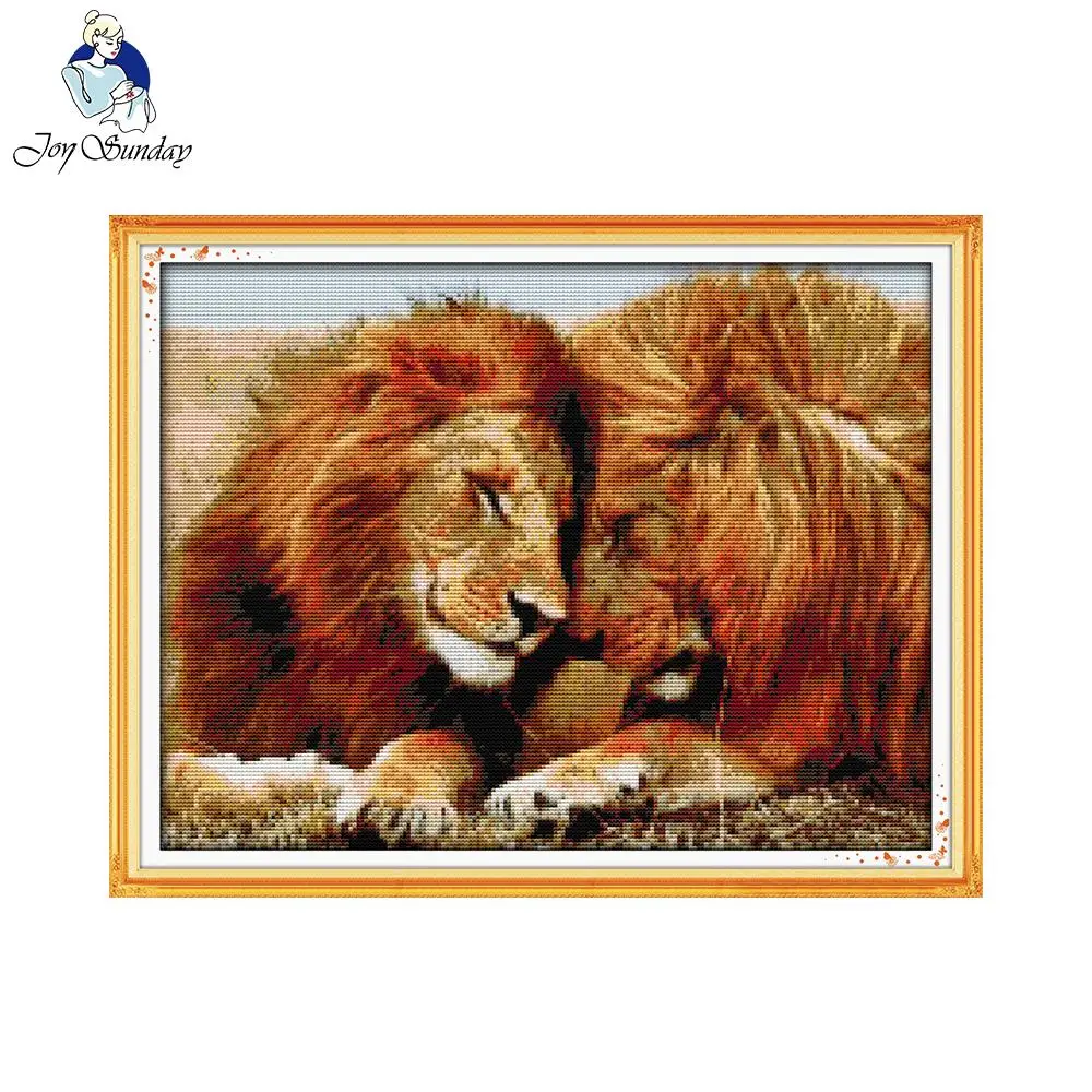 Joy Sunday Lions Pattern DIY Handmade Craft Needlework Cross Stitch Set Embroidery Kit Printed Design Stitching Home Decoration
Joy Sunday Lions Pattern DIY Handmade Craft Needlework Cross Stitch Set Embroidery Kit Printed Design Stitching Home Decoration