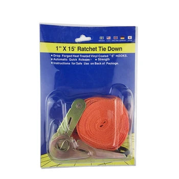 1pcs 4.5M*25mm Car Tension Rope Tie Down Strap Strong Ratchet Belt Luggage Bag Cargo Lashing With Metal Buckle
1pcs 4.5M*25mm Car Tension Rope Tie Down Strap Strong Ratchet Belt Luggage Bag Cargo Lashing With Metal Buckle