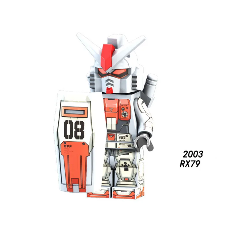 Single Sale legoing Super Hero Star Wars 2003 GUNDAM RX79 G Model Building Blocks Figure Bricks Toys kids gift Compatible Legoed
Single Sale legoing Super Hero Star Wars 2003 GUNDAM RX79 G Model Building Blocks Figure Bricks Toys kids gift Compatible Legoed