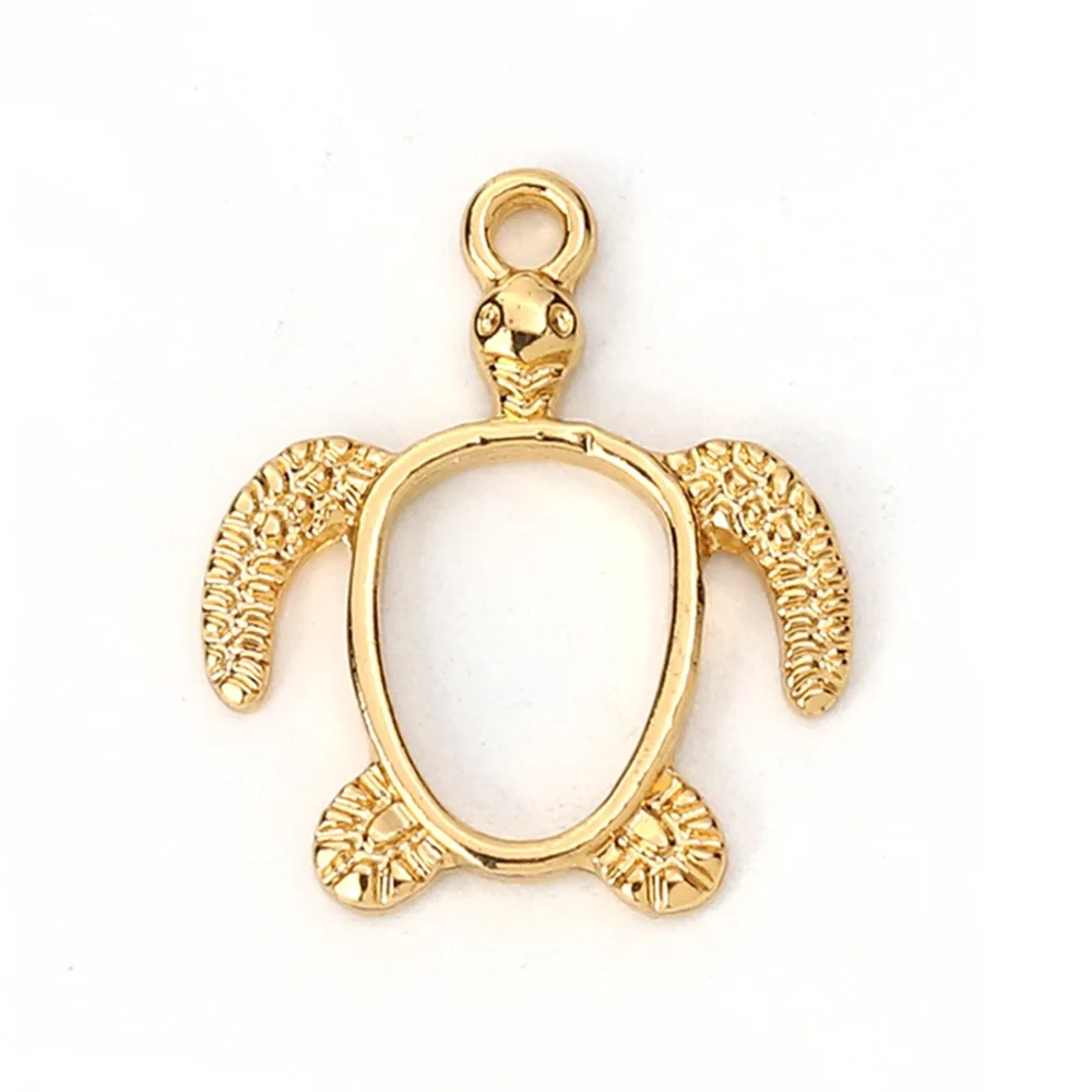 DoreenBeads Zinc Based Alloy Open Back Bezel Pendants For Resin Gold Silver Sea Turtle Animal 21mm( 7/8") x 18mm( 6/8"), 5 PCs
DoreenBeads Zinc Based Alloy Open Back Bezel Pendants For Resin Gold Silver Sea Turtle Animal 21mm( 7/8") x 18mm( 6/8"), 5 PCs