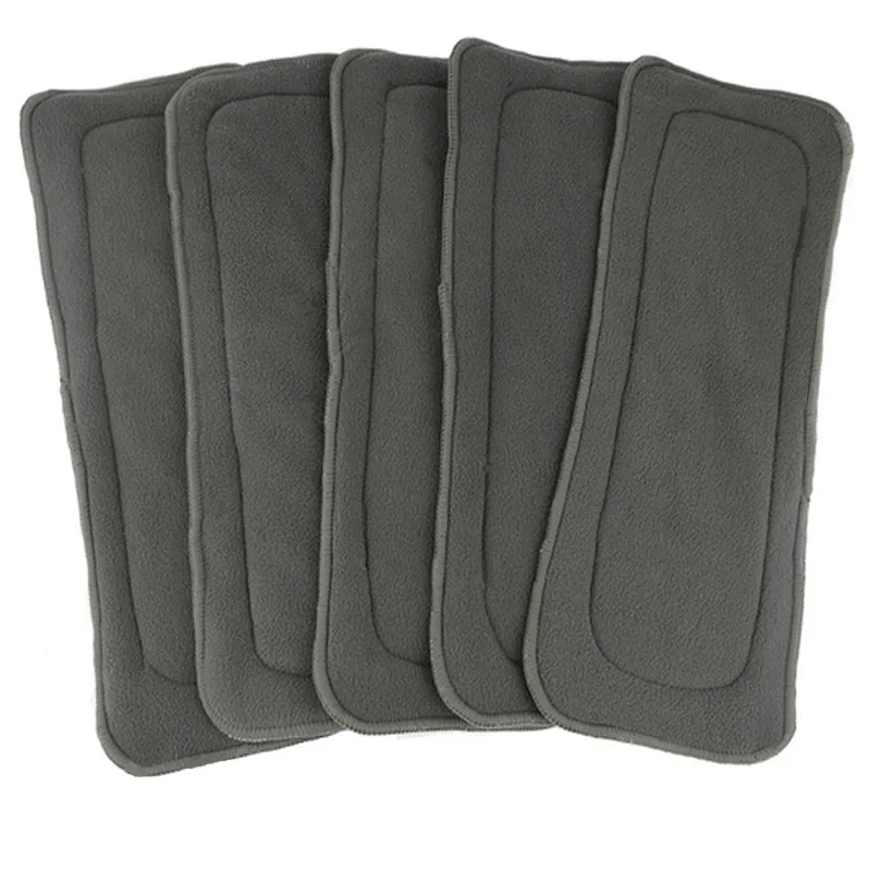 5pcs/lot 4 layers 100% Bamboo Charcoal Liner Inserts For Baby Reusable Diaper Natural Bamboo Material washable Cloth diaper
5pcs/lot 4 layers 100% Bamboo Charcoal Liner Inserts For Baby Reusable Diaper Natural Bamboo Material washable Cloth diaper