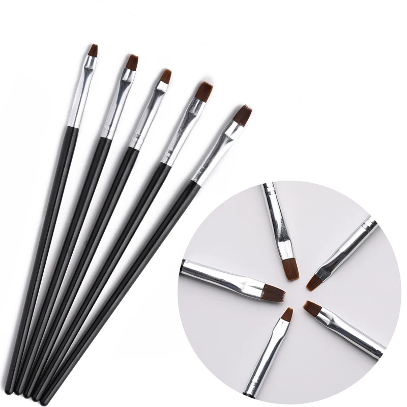 5Pcs/Lot Nail Art UV Brushes Professional Painting Pen Mixed Shape French Nails Nail Art Tool for Acrylic Gel UV Polish
5Pcs/Lot Nail Art UV Brushes Professional Painting Pen Mixed Shape French Nails Nail Art Tool for Acrylic Gel UV Polish