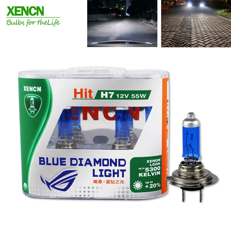 XENCN H7 12V 55W 5300K Blue Diamond Light Car Headlight Halogen Bulb Ultimate White Head Lamp for vw polo land rover New 2Pcs
XENCN H7 12V 55W 5300K Blue Diamond Light Car Headlight Halogen Bulb Ultimate White Head Lamp for vw polo land rover New 2Pcs