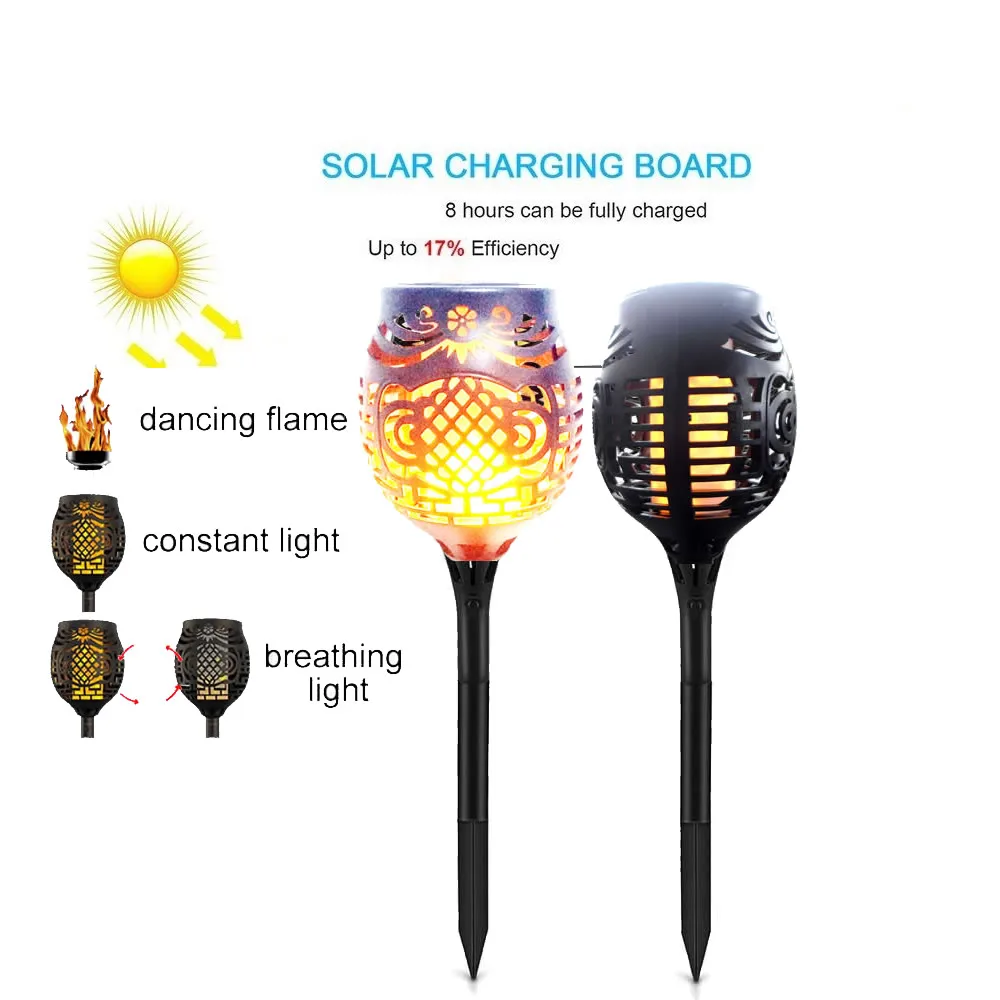 Solar powered 96 LEDs Lawn Dancing flame Torch Lights radar 3 working mode led lamp Garden Lamp lantern camp street waterproof
Solar powered 96 LEDs Lawn Dancing flame Torch Lights radar 3 working mode led lamp Garden Lamp lantern camp street waterproof
