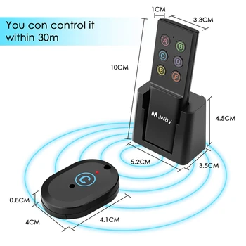Key Finder, Wireless Rf Item Locator Key Tracker Anti-Lost Alarm Keychain, 1 Rf Transmitter And 6 Receivers For Key Purse Pet
Key Finder, Wireless Rf Item Locator Key Tracker Anti-Lost Alarm Keychain, 1 Rf Transmitter And 6 Receivers For Key Purse Pet