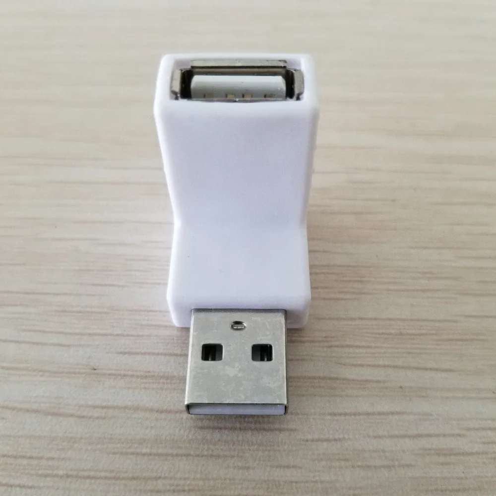 90 Degree Up Elbow Right Angle USB 2.0 Adapter Male to Female Type A Connector White
90 Degree Up Elbow Right Angle USB 2.0 Adapter Male to Female Type A Connector White