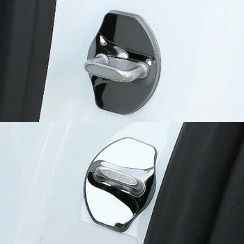 4Pcs Door Lock Cover Car Trim Stainless Steel For Tesla Model 3 17-19 Stainless steel Silver Equipment Corrosion proof
4Pcs Door Lock Cover Car Trim Stainless Steel For Tesla Model 3 17-19 Stainless steel Silver Equipment Corrosion proof