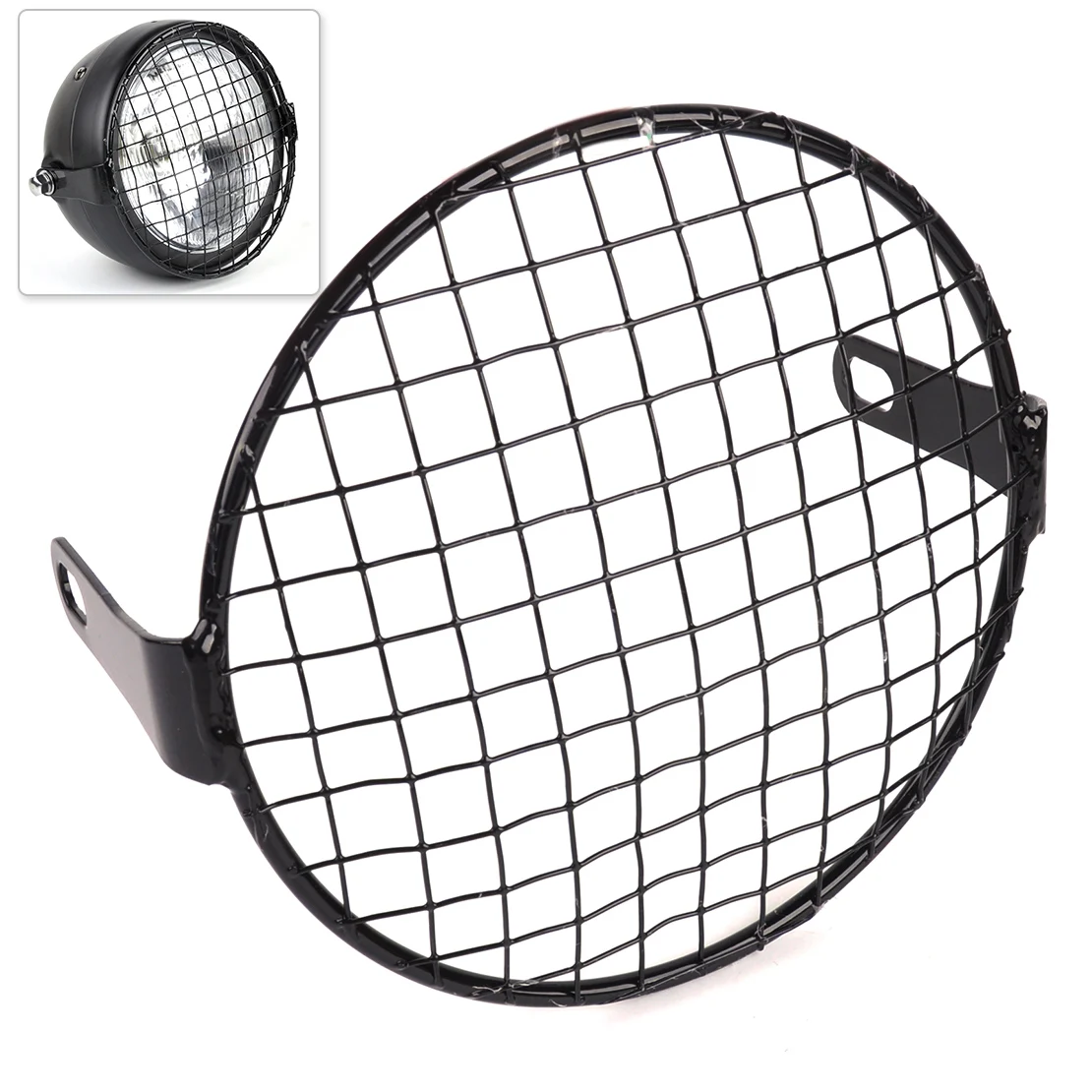 DWCX Metal 16cm Retro Vintage Round Headlight Lamp Grill Protective Cover Mask for Motorcycle Harley Bobber Chopper Honda Yamaha
DWCX Metal 16cm Retro Vintage Round Headlight Lamp Grill Protective Cover Mask for Motorcycle Harley Bobber Chopper Honda Yamaha