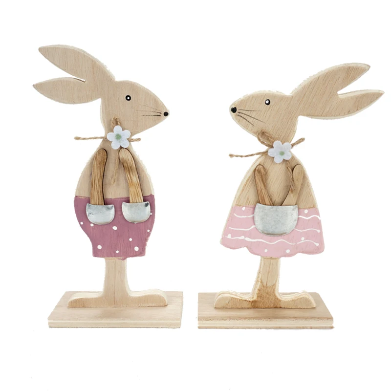 Easter decorations 1 pair of wood Easter rabbit Pretty Rabbit&Egg with ribbon stand decoration diy Easter gift Room Office Decor
Easter decorations 1 pair of wood Easter rabbit Pretty Rabbit&Egg with ribbon stand decoration diy Easter gift Room Office Decor