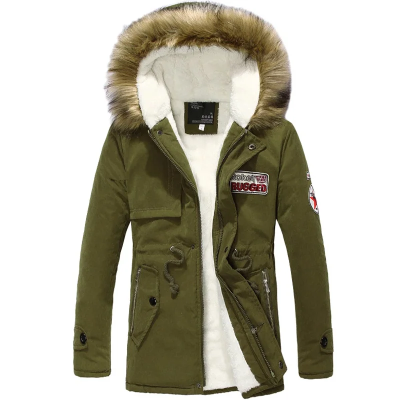 Autumn Winter Hooded Coat Men Outerwear Fleece Flocking Casual Warm Thicken Overcoat Down Parkas Jacket Y245
Autumn Winter Hooded Coat Men Outerwear Fleece Flocking Casual Warm Thicken Overcoat Down Parkas Jacket Y245