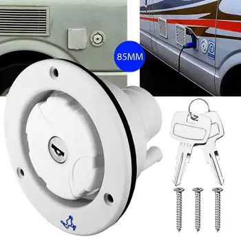 Locking Water Cap Universal Fresh Motorhome Water Inlet Locakable Cap With Two Keys for RV Caravan White
Locking Water Cap Universal Fresh Motorhome Water Inlet Locakable Cap With Two Keys for RV Caravan White