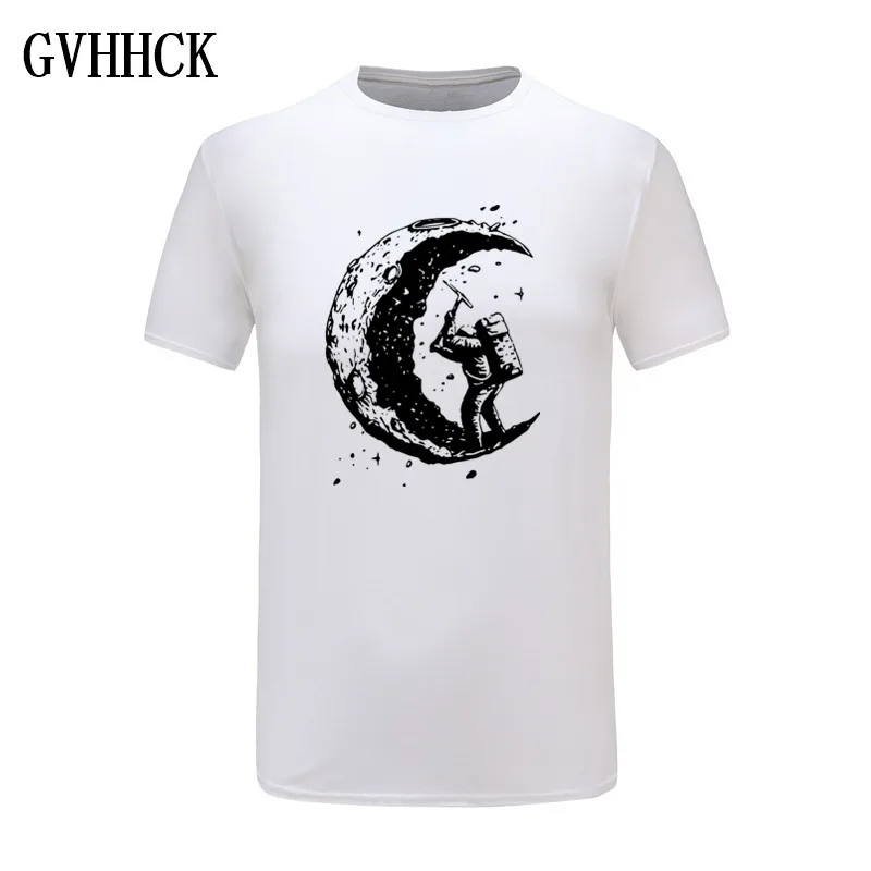 New 100% cotton digging the moon print casual mens o-neck t shirts fashion men's tops men T-shirt short sleeve men tshirt 2018
New 100% cotton digging the moon print casual mens o-neck t shirts fashion men's tops men T-shirt short sleeve men tshirt 2018
