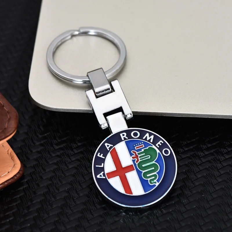 3D Metal Key chain Ring for ALFA ROMEO Keychain Key ring Mito 147 156 159 166 Giulietta Spider GT Car Logo emblem Badge
3D Metal Key chain Ring for ALFA ROMEO Keychain Key ring Mito 147 156 159 166 Giulietta Spider GT Car Logo emblem Badge