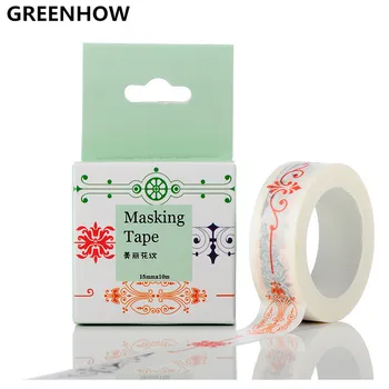 GREENHOW Flower Pattern Cartoon Themed Japanese Washi Tape Decorative Masking Tape Paper Sticker Cute Stationery 3054
GREENHOW Flower Pattern Cartoon Themed Japanese Washi Tape Decorative Masking Tape Paper Sticker Cute Stationery 3054
