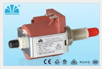 25W AC 220V Self Sucking Electromagnetic Pump for Water dispenser / Steam iron / Steam cleaning machine / coffee machine
25W AC 220V Self Sucking Electromagnetic Pump for Water dispenser / Steam iron / Steam cleaning machine / coffee machine