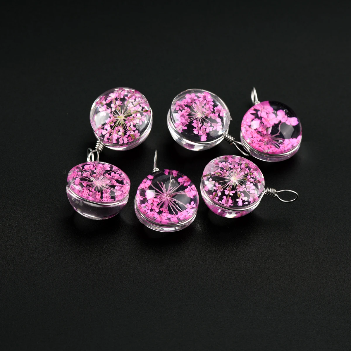 Dried Flower In Glass Bead handmade Not Crystal For DIY Earrings Bracelet Necklace Jewelry Making Beads #IZ309
Dried Flower In Glass Bead handmade Not Crystal For DIY Earrings Bracelet Necklace Jewelry Making Beads #IZ309