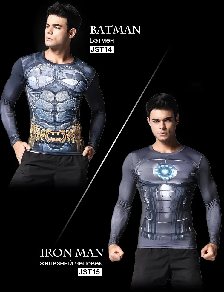 Compression Shirt Workout Training Fitness Men Cosplay Rashgard Plus Size Bodybuilding T shirt 3D Printed Sports Tops For Male Compression Shirt Workout Training Fitness Men Cosplay Rashgard Plus Size Bodybuilding T shirt 3D Printed Sports Tops For Male