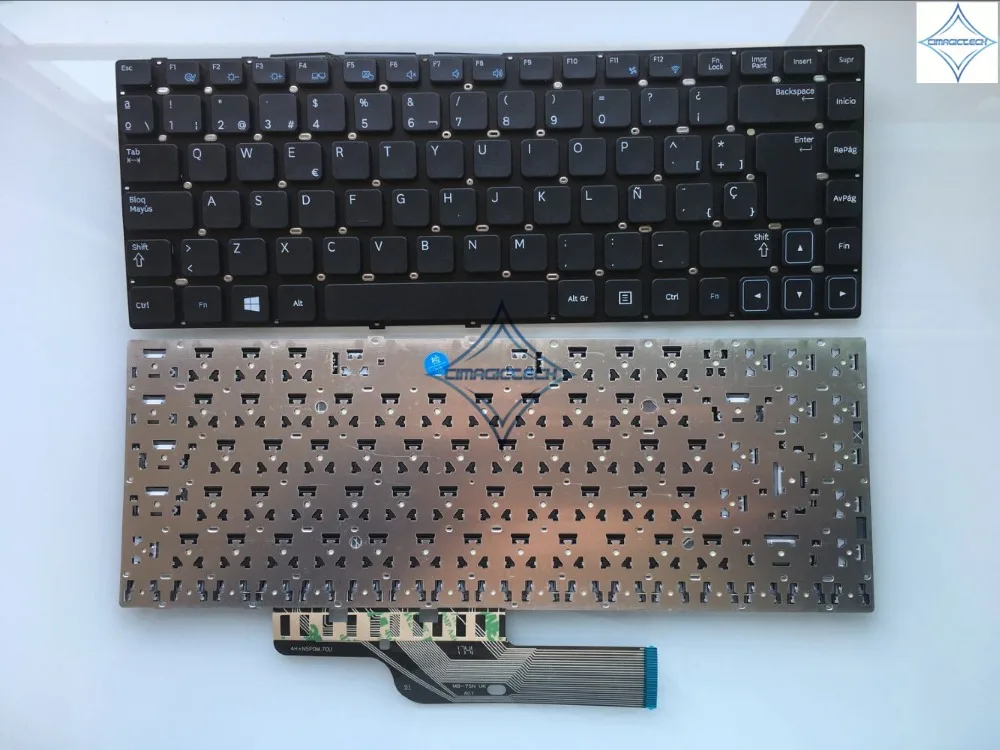 new for Samsung NP300 300V4A 300E4A NP300V4A NP300E4A E4A V4A 305E4A NP305E4A SP spanish laptop keyboard teclado without frame