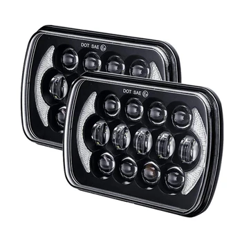 Pair 7x6 5X7 Inch LED Headlights For Trucks Sealed Beam Bulb 6000K White Rectangle Square Headlamp - H6014/H6052/H6054/6054
Pair 7x6 5X7 Inch LED Headlights For Trucks Sealed Beam Bulb 6000K White Rectangle Square Headlamp - H6014/H6052/H6054/6054