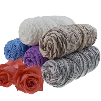 Soft Cotton 100g Chunky Wool Roving Scarf Knit Wool Yarn Thickness Warm Hat Household Women Baby Wool Crochet Yarn Weave Thread
Soft Cotton 100g Chunky Wool Roving Scarf Knit Wool Yarn Thickness Warm Hat Household Women Baby Wool Crochet Yarn Weave Thread