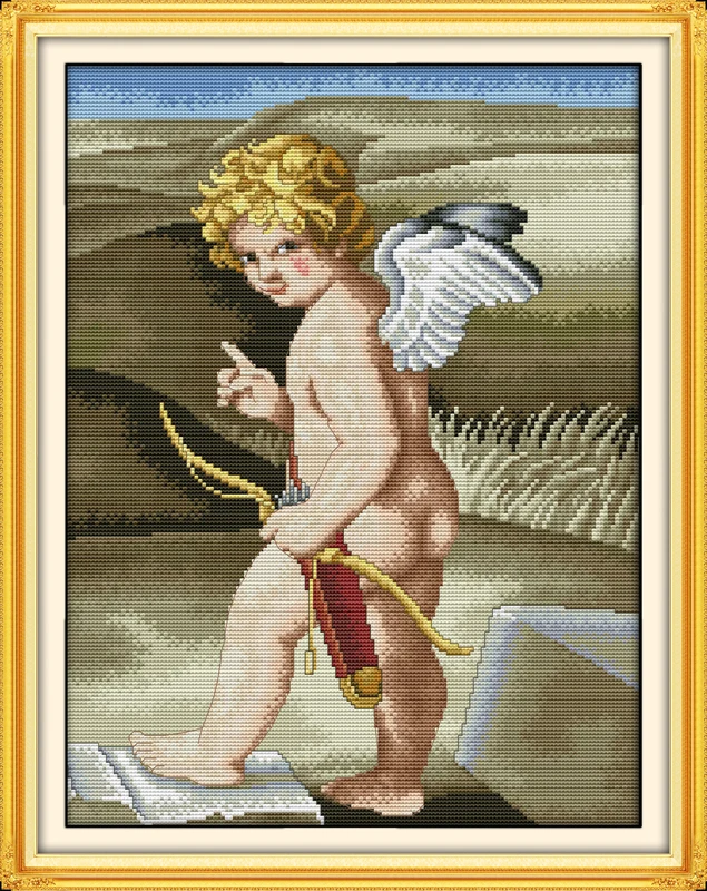 Cupid cross stitch kit people 18ct 14ct 11ct count print canvas stitches embroidery DIY handmade needlework
Cupid cross stitch kit people 18ct 14ct 11ct count print canvas stitches embroidery DIY handmade needlework