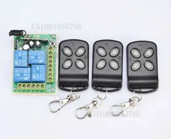 DC 12V 10A 4CH Wireless Remote Control Switch Receiver with 3pcs 4-button Transmitters for Smart House
DC 12V 10A 4CH Wireless Remote Control Switch Receiver with 3pcs 4-button Transmitters for Smart House
