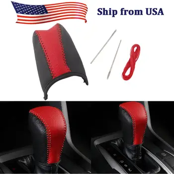 BBQ@FUKA For Honda Civic 10th 2016-2017 Black&Red Gear Shift Knob Head PU Leather Cover Shell Trim Decorative Car Accessories
BBQ@FUKA For Honda Civic 10th 2016-2017 Black&Red Gear Shift Knob Head PU Leather Cover Shell Trim Decorative Car Accessories