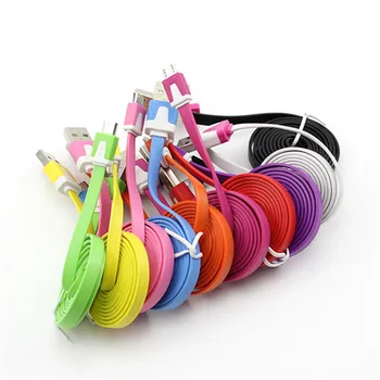 Colorful 1m 2m 3M Micro V8 5pin flat noodle usb data charging cable for Samsung S4 S6 S7 HTC LG
Colorful 1m 2m 3M Micro V8 5pin flat noodle usb data charging cable for Samsung S4 S6 S7 HTC LG