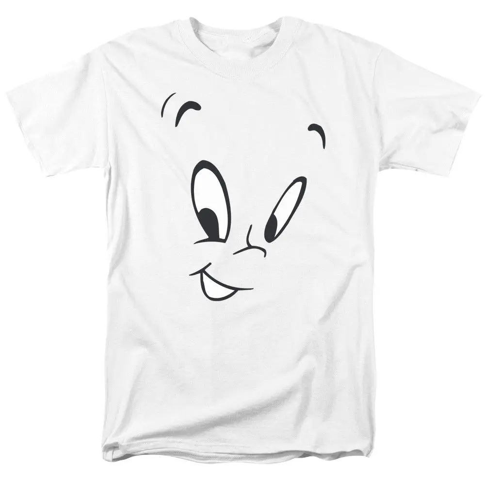 Casper The Friendly Ghost Face Licensed Adult T Shirt Cartoon t shirt men Unisex New Fashion tshirt free shipping top ajax
Casper The Friendly Ghost Face Licensed Adult T Shirt Cartoon t shirt men Unisex New Fashion tshirt free shipping top ajax