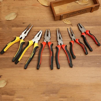 8 Inches Stainless Steel Long Nose Pliers And Vise Pliers High Quality Household Hardware Tools Wire Cable Cutters Color Random
8 Inches Stainless Steel Long Nose Pliers And Vise Pliers High Quality Household Hardware Tools Wire Cable Cutters Color Random