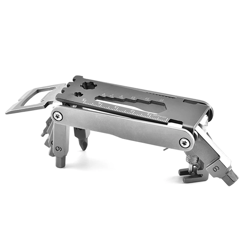 Portable Multifunctional Bike Repair Tool 17 In 1 Bike Repair Tool Kit Mini Multi Functional Folding Stainless Steel Multi-tool
Portable Multifunctional Bike Repair Tool 17 In 1 Bike Repair Tool Kit Mini Multi Functional Folding Stainless Steel Multi-tool