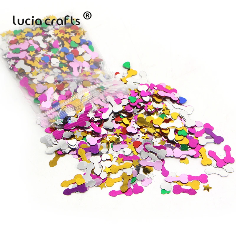 SALE! Lucia crafts 15g/lot 5-15mm Plastic Heart Five-star shape confetti DIY Bachelor party Table Decoration Supplies CH1216
SALE! Lucia crafts 15g/lot 5-15mm Plastic Heart Five-star shape confetti DIY Bachelor party Table Decoration Supplies CH1216