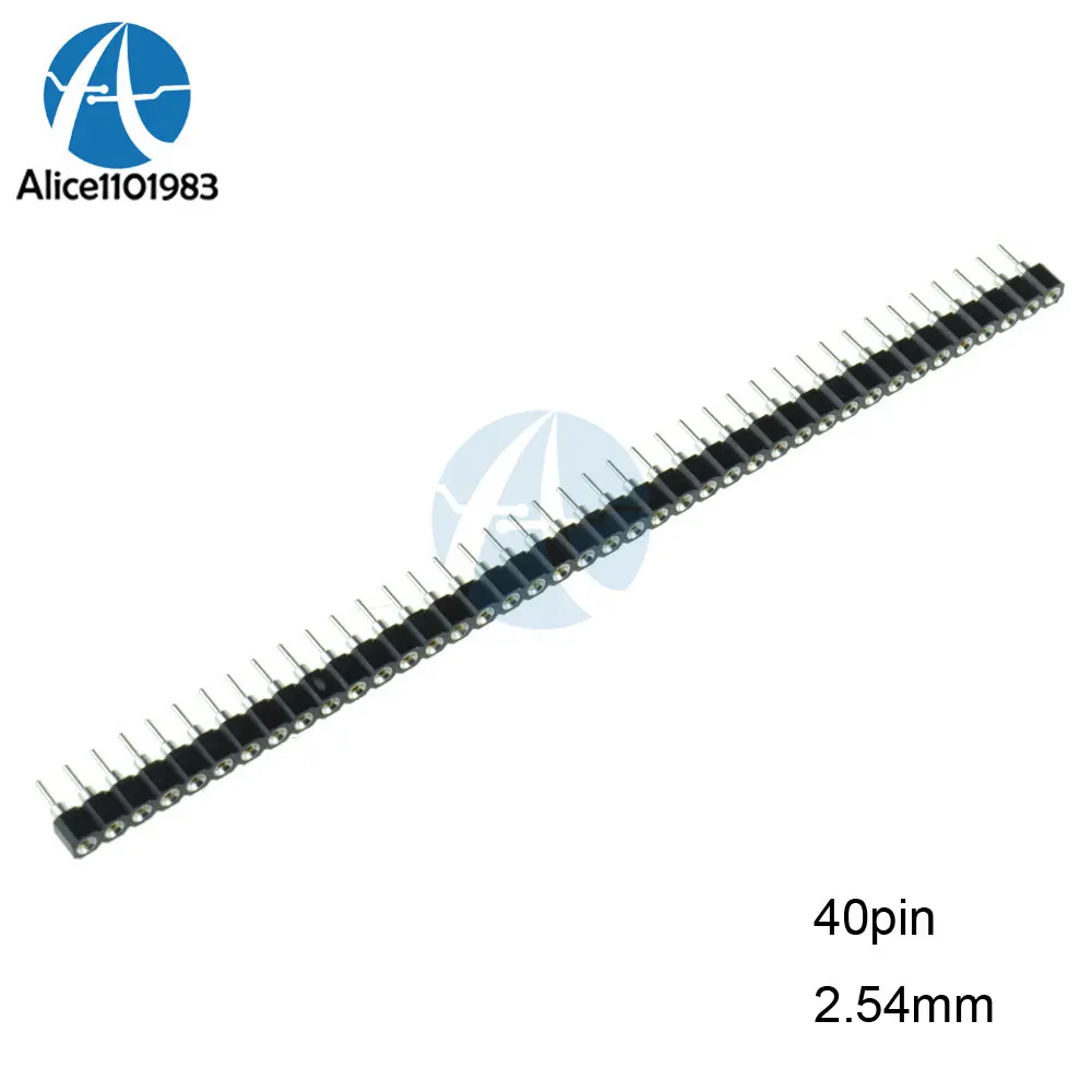 10Pcs 40PIN 40P 40 Pin Female Strip Single Row 2.54mm Pitch Straight Needle Round Female Pin Header Straight connector 2.54
10Pcs 40PIN 40P 40 Pin Female Strip Single Row 2.54mm Pitch Straight Needle Round Female Pin Header Straight connector 2.54