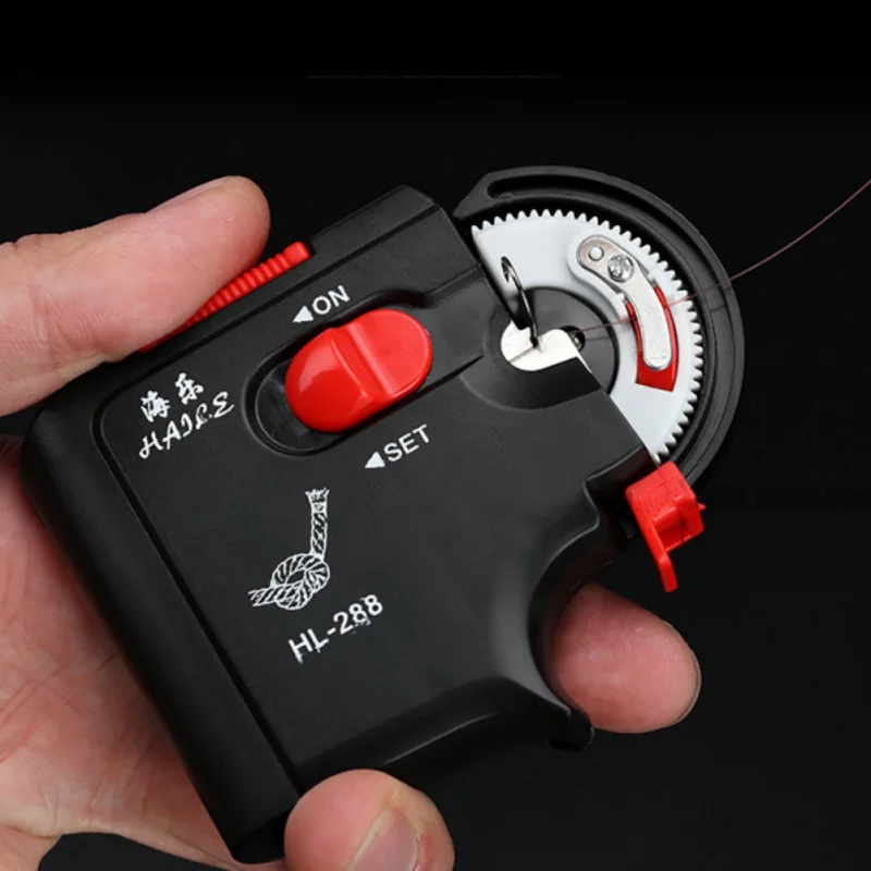 Portable Electric Automatic Fishing Hooks Tier Machine Fishing Accessories Tie Fast Fishing Hook Line Tying Device Equipment
Portable Electric Automatic Fishing Hooks Tier Machine Fishing Accessories Tie Fast Fishing Hook Line Tying Device Equipment
