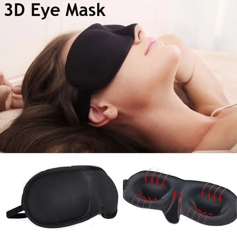 2pcs/lot 3D Eye Mask Travel Soft Padded Sleep Shade Cover Rest Relax Sleeping Blindfold Eye Care Tools
2pcs/lot 3D Eye Mask Travel Soft Padded Sleep Shade Cover Rest Relax Sleeping Blindfold Eye Care Tools