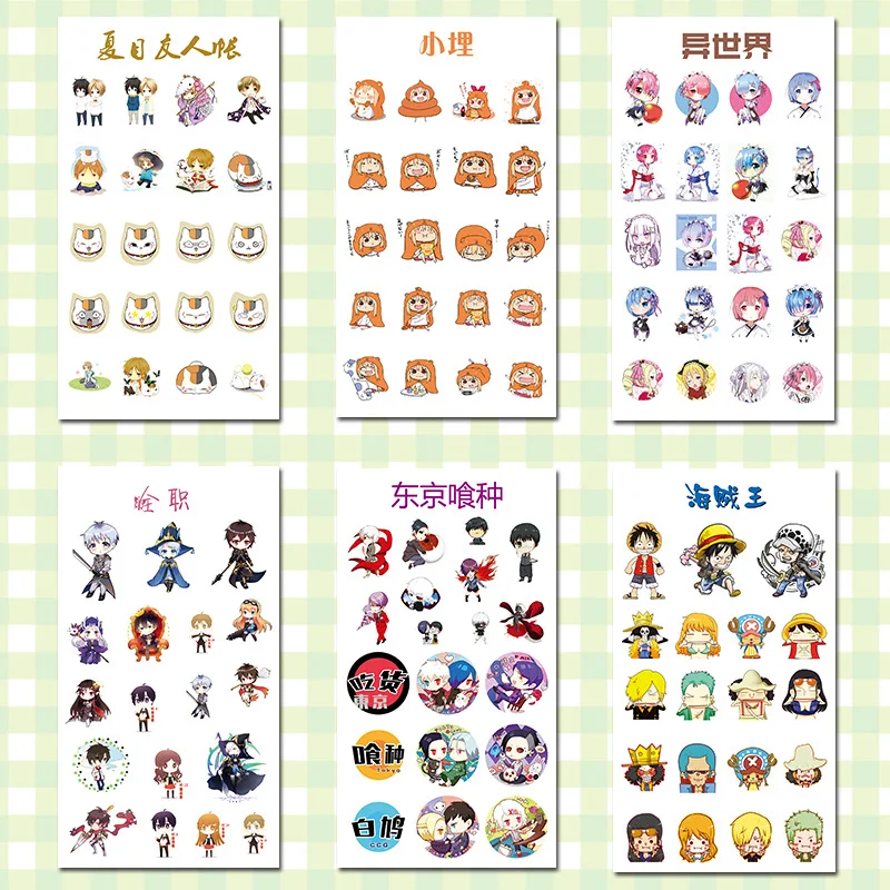 6 Sheets/Set Japanese Anime Series Decorative Sticker Kawaii Scrapbooking DIY Craft Stickers Stationery
6 Sheets/Set Japanese Anime Series Decorative Sticker Kawaii Scrapbooking DIY Craft Stickers Stationery
