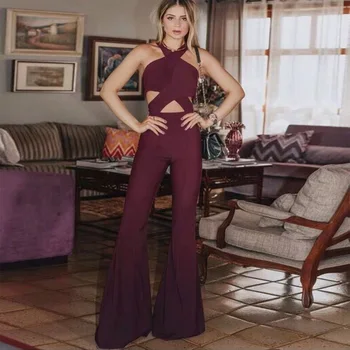 2018 New Arrival Fashion Sleeveless Bandae Jumpsuit Stretch Bodycon Sexy Cut Out Backless Celebrity Show Evening Party Jumpsuits
2018 New Arrival Fashion Sleeveless Bandae Jumpsuit Stretch Bodycon Sexy Cut Out Backless Celebrity Show Evening Party Jumpsuits