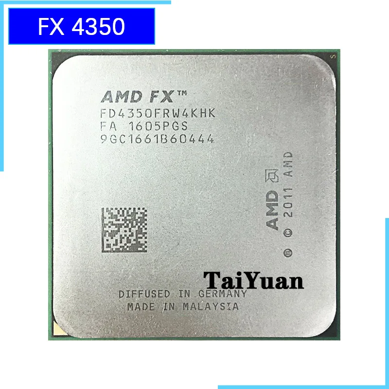 AMD FX-Series FX-4350 FX 4350 4.2 GHz Quad-Core CPU Processor FD4350FRW4KHK Socket AM3+
AMD FX-Series FX-4350 FX 4350 4.2 GHz Quad-Core CPU Processor FD4350FRW4KHK Socket AM3+