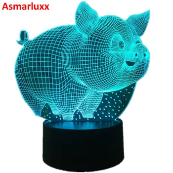 Pig Cute 3D LED Lamp Table Lamp LED USB Sensor Night Lights LED Sculpture Fashion Decorations Lamp as Bedroom Sleeping Deco Lamp
Pig Cute 3D LED Lamp Table Lamp LED USB Sensor Night Lights LED Sculpture Fashion Decorations Lamp as Bedroom Sleeping Deco Lamp