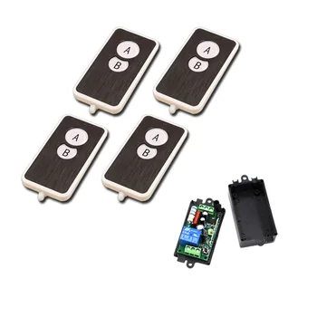New 1CH RF Wireless Remote Control Switch System 4 Transmitter &1 Receiver Relay Receiver Smart Home Switch 315/433MHZ SKU:6230
New 1CH RF Wireless Remote Control Switch System 4 Transmitter &1 Receiver Relay Receiver Smart Home Switch 315/433MHZ SKU:6230